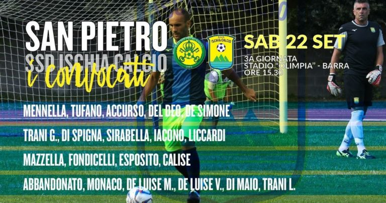 SAN PIETRO NAPOLI – ISCHIA IN DIRETTA SU NUVOLA TV