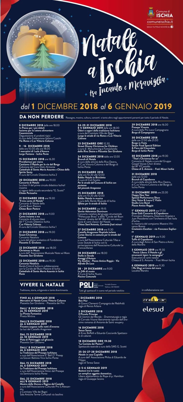 Natale a Ischia, tra incanto e meraviglia: ecco il programma