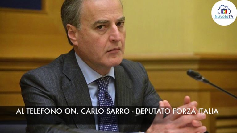 CONDONO ISCHIA, INTERVISTA ON. SARRO