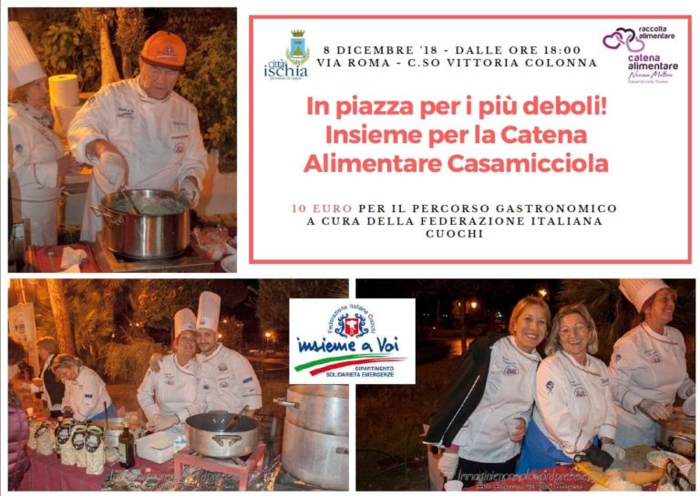 UN SABATO DI SOLIDARIETÀ: UN PERCORSO GASTRONOMICO PER LA CATENA ALIMENTARE