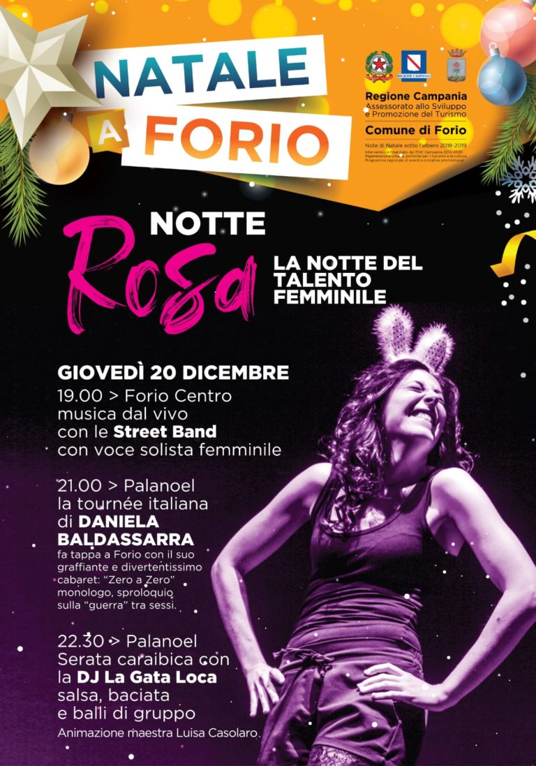 Natale a Forio, tra musica e comicità tutta al femminile