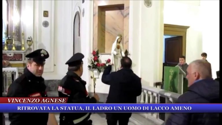 FORIO – RITROVATA LA STATUA RUBATA NELLA CHIESA DI SAN SEBASTIANO