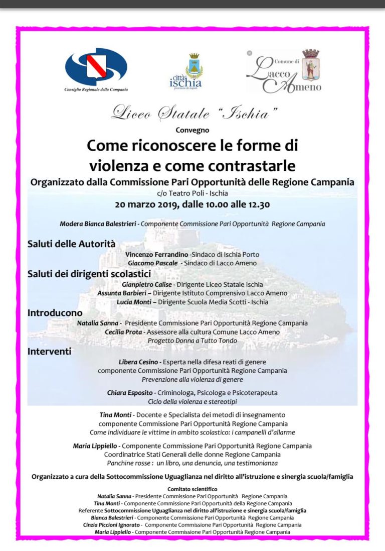 FOCUS SULLE FORME DI VIOLENZA, IL CONVEGNO IN DIRETTA SU NUVOLA TV