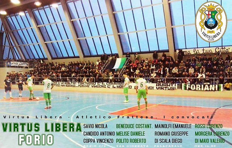 VIRTUS LIBERA, AL PALACASALE ARRIVA LA CAPOLISTA FRATTESE