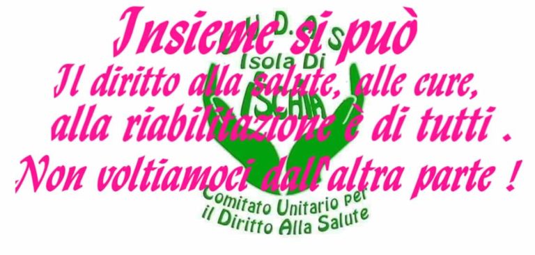 DIRITTO ALLA SALUTE, ISCHIA SI MOBILITA IL 16 MAGGIO