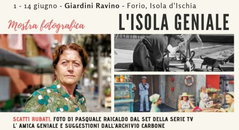 ISCHIA, AI GIARDINI RAVINO IN MOSTRA L’ISOLA GENIALE: SCATTI DAL SET DELLA SERIE TV