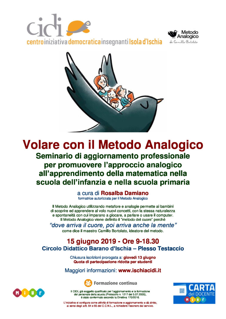 “VOLARE CON IL METODO ANALOGICO”, CHIUSURA ISCRIZIONI PROROGATA AL 13 GIUGNO