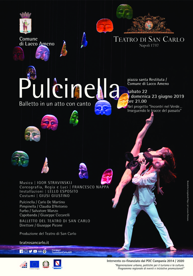 LACCO AMENO, IN PIAZZA RESTITUTA VA IN SCENA “PULCINELLA” GRAZIE ALLA COLLABORAZIONE CON IL TEATRO SAN CARLO