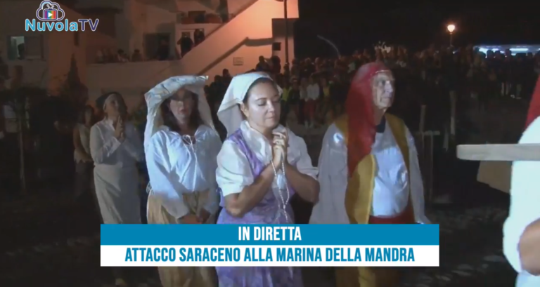 RAPPRESENTAZIONE SCENOGRAFICA ATTACCO SARACENO ALLA MARINA DELLA MANDRA