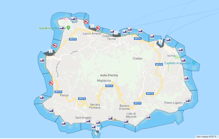 DATI ARPAC: SCONSIGLIATA LA BALNEAZIONE IN ALCUNE SPIAGGE DI FORIO E LACCO AMENO