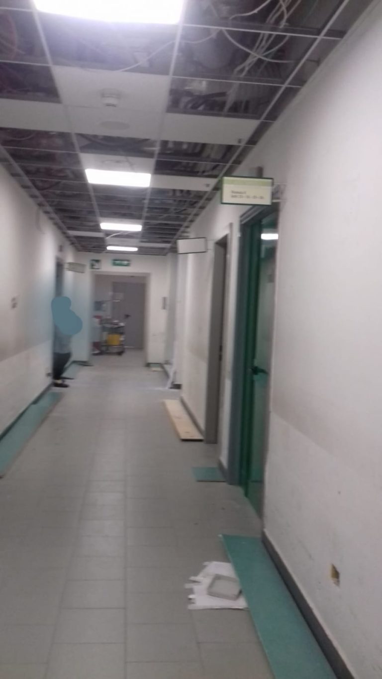 INCREDIBILE A ISCHIA: PRESSO L’OSPEDALE “RIZZOLI”, MALATI RICOVERATI IN UN CANTIERE APERTO