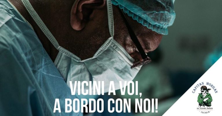 CAPITAN MORGAN, DOPO L’ISOLAMENTO VIAGGI GRATIS PER I SANITARI DI TUTTA ITALIA