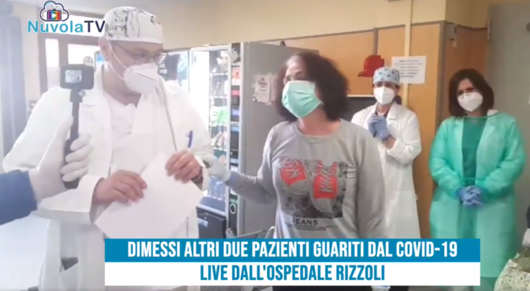 FESTA AL RIZZOLI: DIMESSI ALTRI DUE PAZIENTI GUARITI DAL COVID-19! GUARDA LA DIRETTA