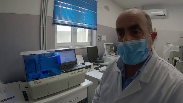 AL RIZZOLI INAUGURATO IL NUOVO MACCHINARIO PER L’INDIVIDUAZIONE DEGLI ANTICORPI AL COVID 19