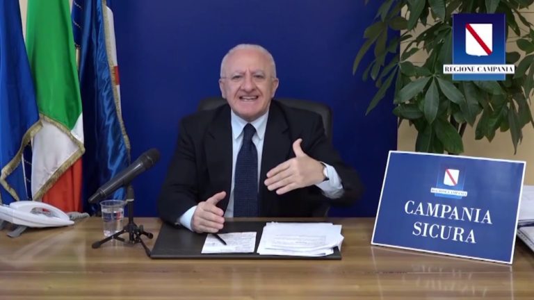 DE LUCA IN DIRETTA FACEBOOK: “SBLOCCHIAMO IL DIPORTO PER LE ISOLE, STOP ALLA MOVIDA SENZA REGOLE E RILANCIO IL TURISMO CAMPANO”