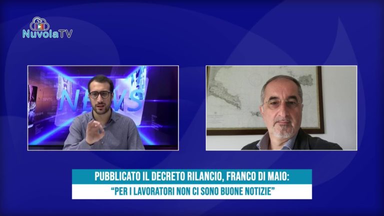 PUBBLICATO IL DECRETO RILANCIO, FRANCO DI MAIO: “PER I LAVORATORI NON CI SONO BUONE NOTIZIE”