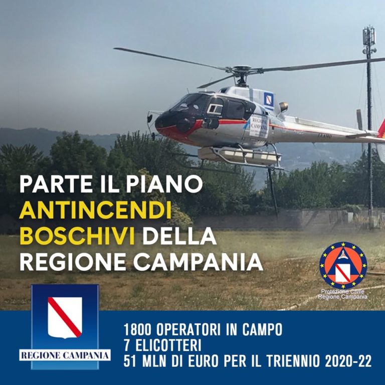 CONTRASTO AGLI INCENDI BOSCHIVI, APPROVATO IL PIANO REGIONALE