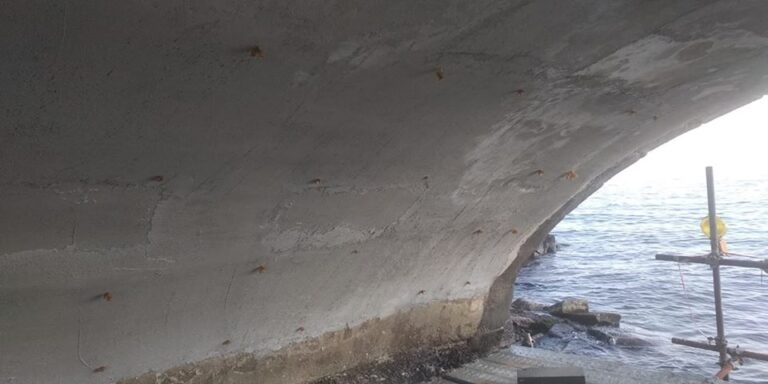 ISCHIA PONTE – CONCLUSI I LAVORI ALL’ARCO DELLA CORRENTE