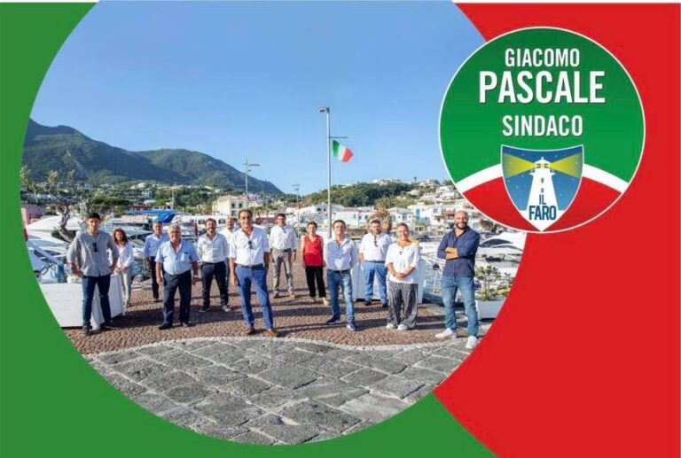 SABATO  A PIAZZA SANTA RESTITUTA  VERRÀ PRESENTATA LA LISTA “IL FARO”, CON GIACOMO PASCALE CANDIDATO SINDACO