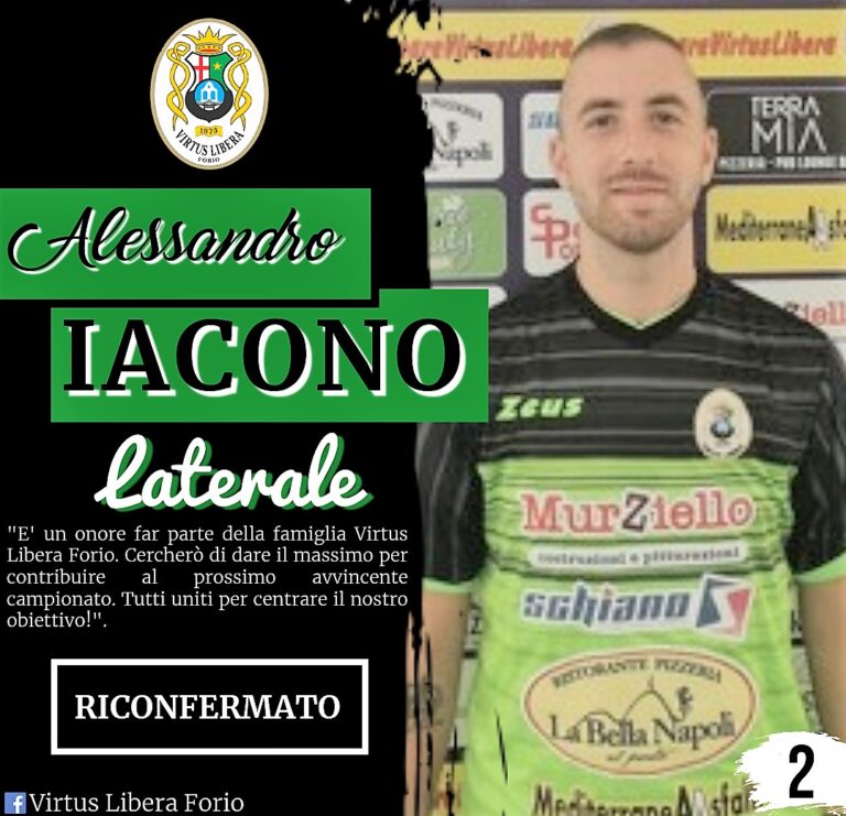 VIRTUS LIBERA: ALE IACONO, IL GOLDEN BOY BIANCOVERDENERO