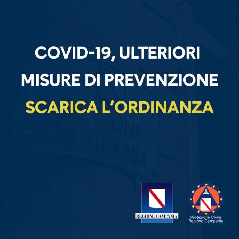 DE LUCA FIRMA L’ORDINANZA N. 82: TORNA L’AUTOCERTIFICAZIONE E NON SOLO