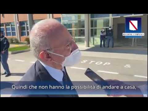 DE LUCA: “I POSTI LETTO COVID DISPONIBILI VENGONO ATTIVATI SULLA BASE DELLE ESIGENZE CHE SI HANNO DI VOLTA IN VOLTA”