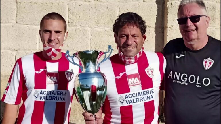 GIANNI SASSO CAMPIONE D’ITALIA COL VICENZA CALCIO AMPUTATI