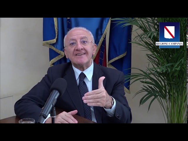 DE LUCA: “SE ARRIVEREMO A MILLE CONTAGIATI, SARA’ LOCKDOWN”