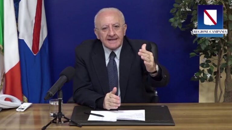 DE LUCA: “LE SCUOLE RIAPRIRANNO SOLO QUANDO SI AVRÀ LA MASSIMA  SICUREZZA DAL PUNTO DI VISTA EPIDEMIOLOGICO”