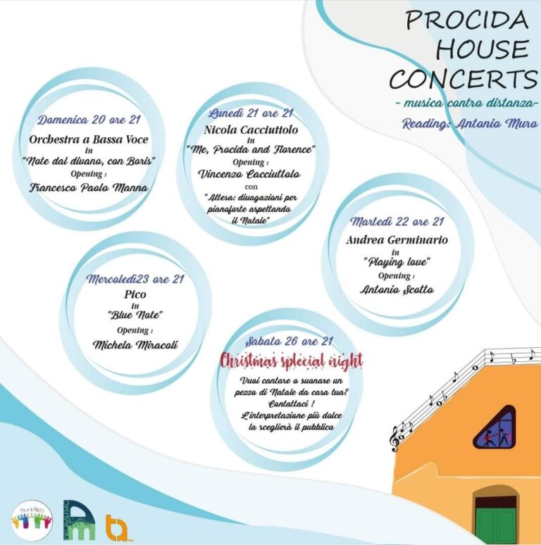 PROCIDA HOUSE CONCERTS: MUSICA CONTRO DISTANZA