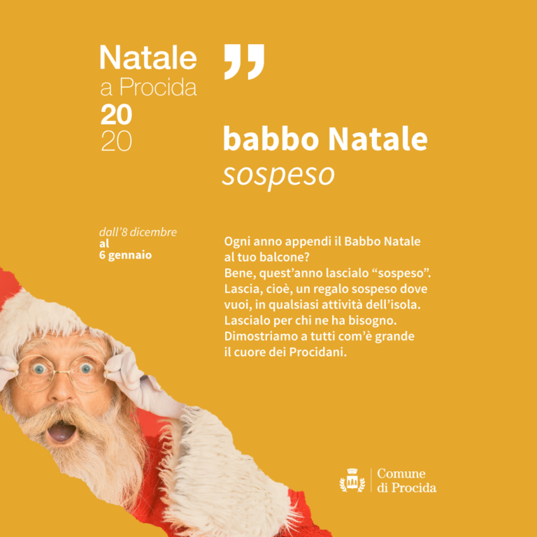 A PROCIDA L’INIZIATIVA SOLIDALE DEL “BABBO NATALE SOSPESO”