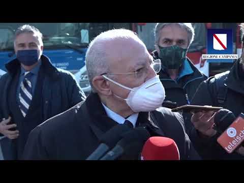 DE LUCA SU VACCINI, DECISIONI DEL GOVERNO E RECOVERY FUND: “SONO INDIGNATO, MANCANO DECISIONI CHIARE”