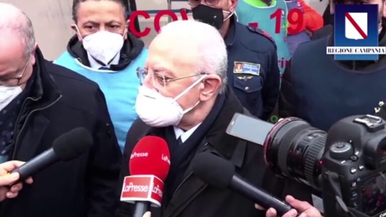 DE LUCA: “SULLA RIAPERTURA DELLE SCUOLE DECIDEREMO IN BASE ALLA SITUAZIONE EPIDEMIOLOGICA”