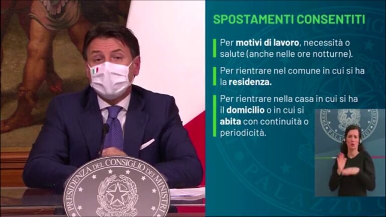 ECCO IL NUOVO DPCM: IL GOVERNO BLINDA IL NATALE