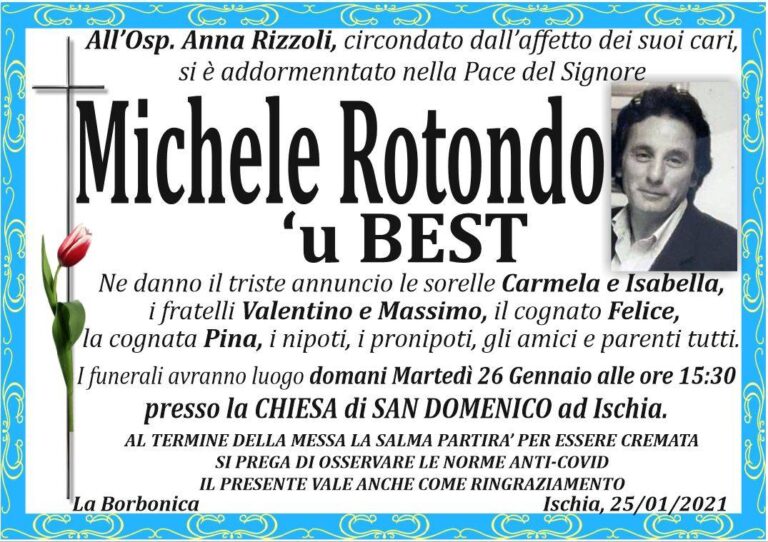SE NE E’ ANDATO MICHELE U BEST!
