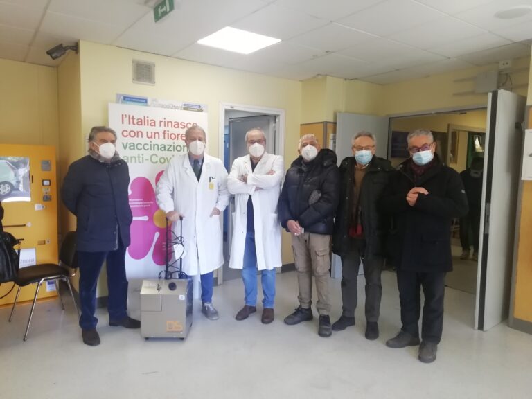 UN NUOVO DISPOSITIVO PER DEPURAZIONE E DISINFEZIONE DONATO ALL’OSPEDALE RIZZOLI