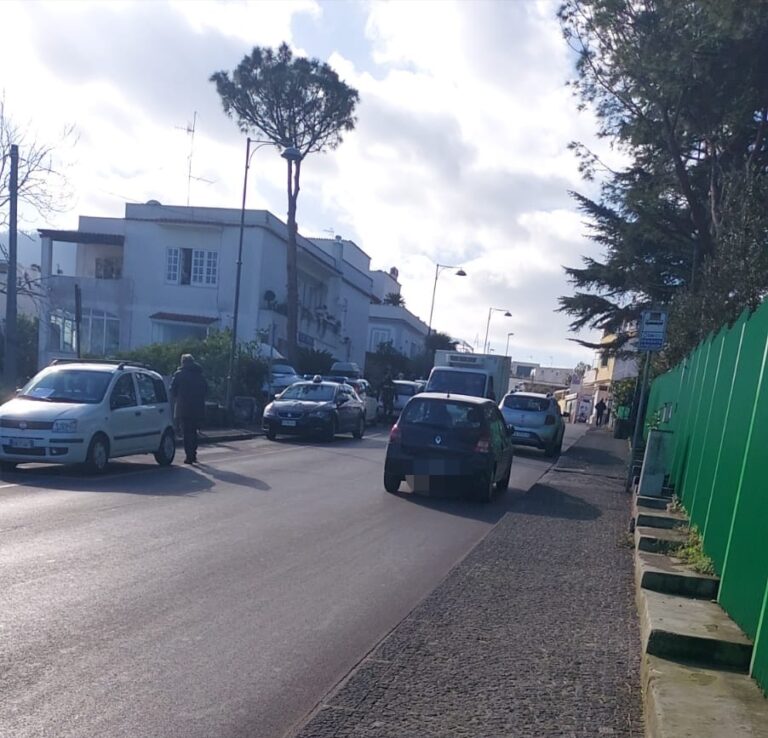 INCIDENTE IN VIA MICHELE MAZZELLA: INVESTITA UNA DONNA E IL SUO CANE