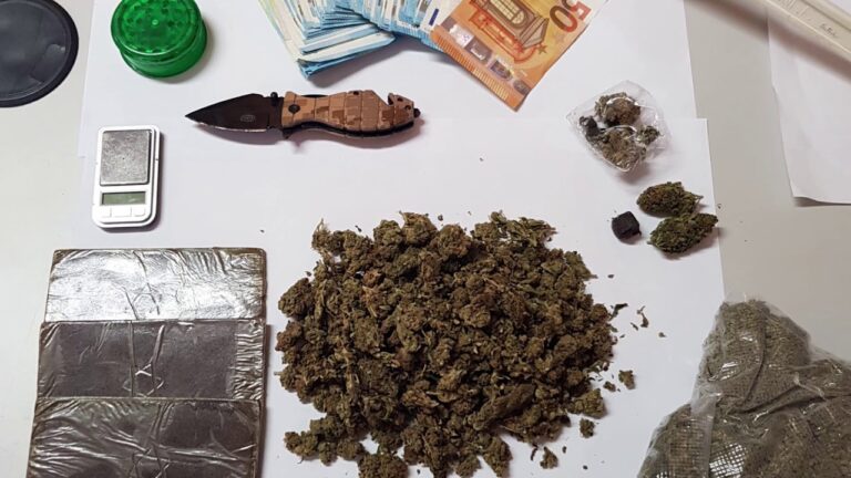 DROGA, UN ARRESTO E DUE DENUNCIATI TRA ISCHIA E LACCO AMENO AD OPERA DEGLI UOMINI DELLA GUARDIA DI FINANZA, SEQUESTRATI 300GR. TRA HASHISH E MARIJUANA
