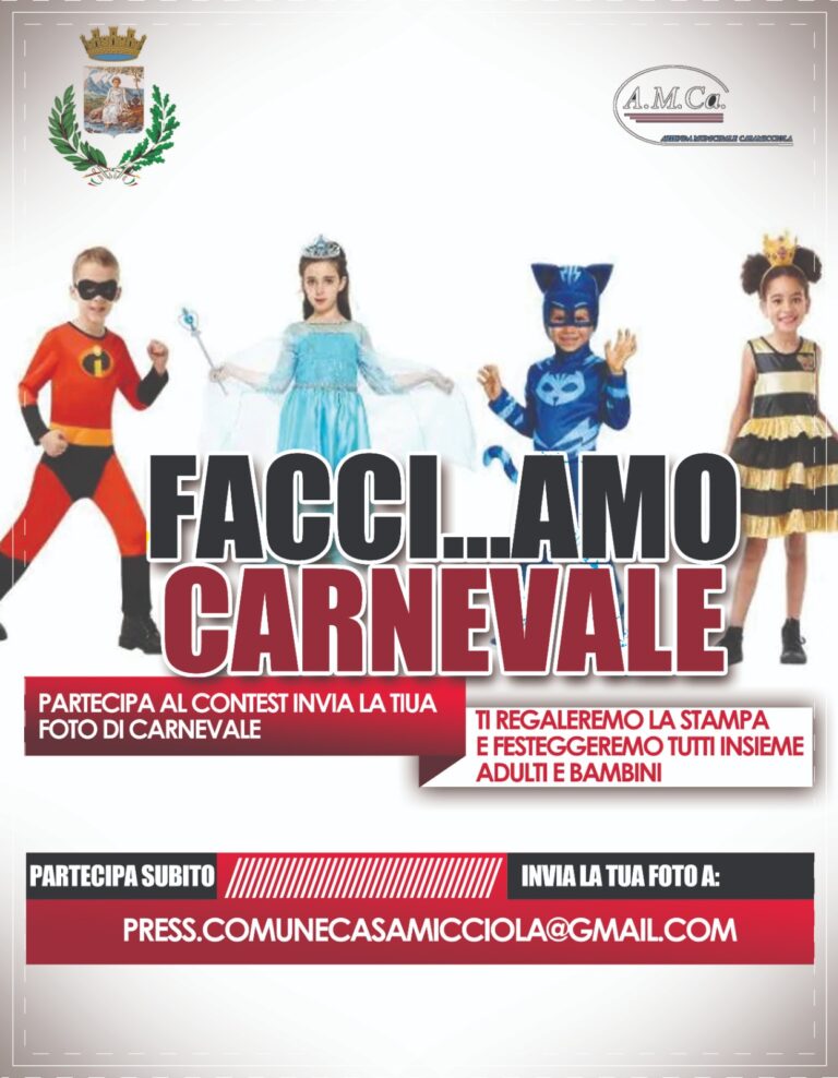 “FACCI…AMO CARNEVALE”, CASAMICCIOLA FESTEGGIA SUL WEB