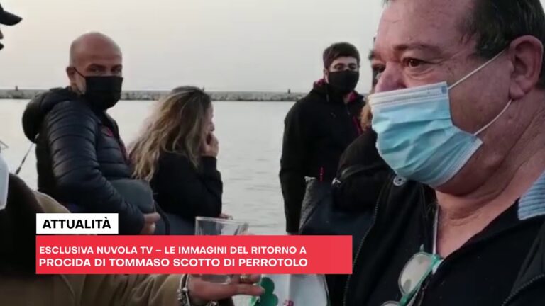 LE IMMAGINI ESCLUSIVE DEL RITORNO A PROCIDA DI TOMMASO SCOTTO DI PERROTOLO