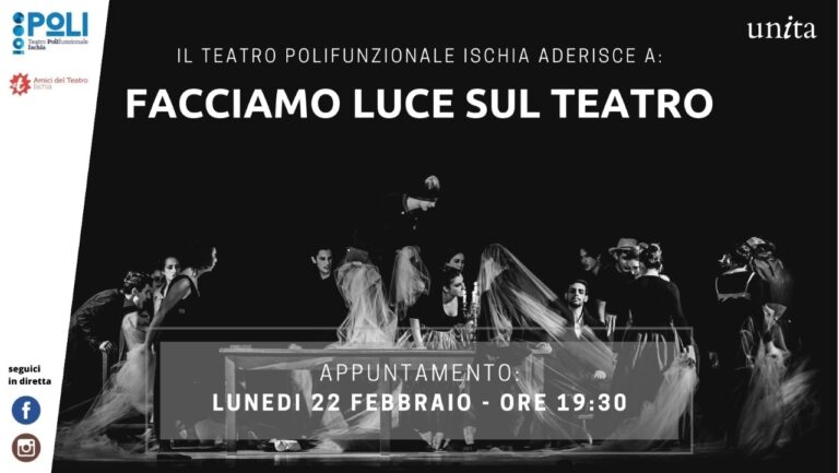 FACCIAMO LUCE SUL TEATRO! ALLA CAMPAGNA ADERISCE ANCHE IL TEATRO POLIFUNZIONALE