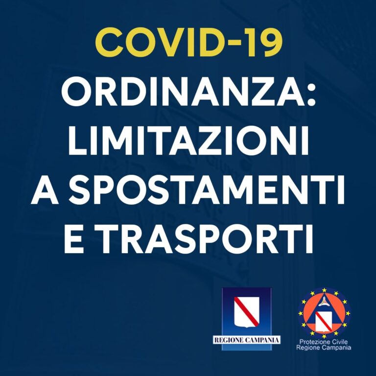 LIMITAZIONI A SPOSTAMENTI E TRASPORTI, IN ARRIVO LA NUOVA ORDINANZA
