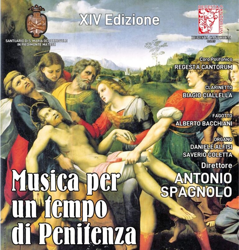 “MUSICA PER UN TEMPO DI PENITENZA”, IL CONCERTO DELLA CORALE POLIFONICA “REGESTA CANTORUM”