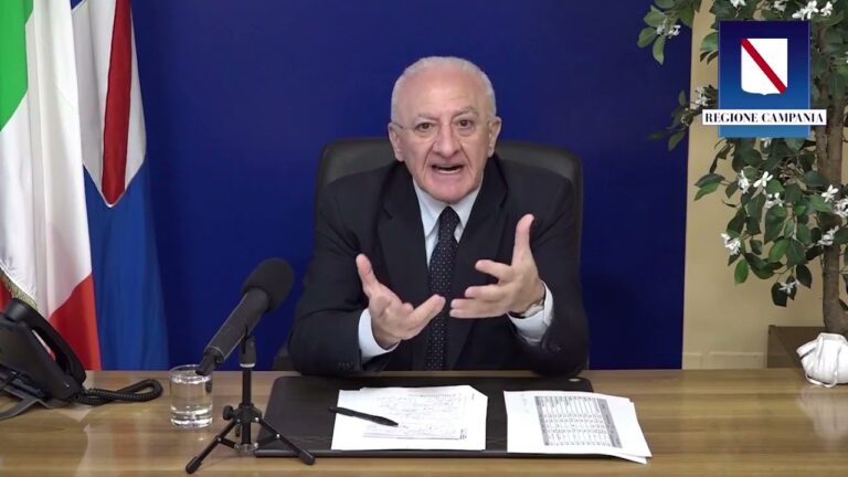 L’ANNUNCIO DI DE LUCA: “LA CAMPANIA HA FIRMATO UN CONTRATTO PER IL VACCINO SPUTNIK, ASPETTIAMO L’OK DELL’EMA E DELL’AIFA”