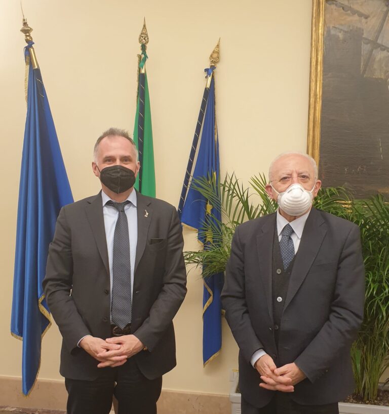 IL PRESIDENTE DE LUCA INCONTRA IL MINISTRO DEL TURISMO MASSIMO GARAVAGLIA