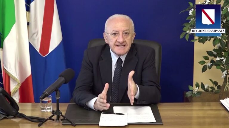 RILANCIO DEL TURISMO E RIPRESA ECONOMICA, L’IMPEGNO DI DE LUCA: “ENTRO APRILE PUNTIAMO A VACCINARE LE POPOLAZIONI DELLE ISOLE DI ISCHIA, CAPRI E PROCIDA”