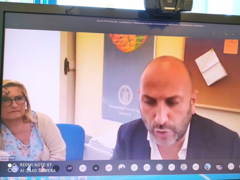 VIDEO CONFERENZA TRA GLI ALUNNI DELL’ISTITUTO MATTEI E IL DIPARTIMENTO DI SCIENZE POLITICHE DELLA FEDERICO II SUI TEMI DELL’EUROPA