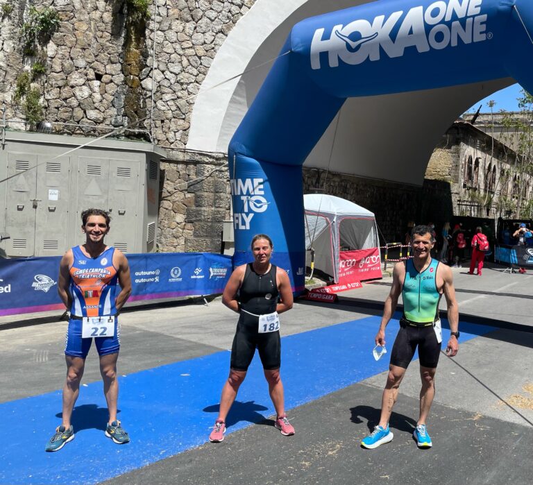 ALLA 3^ EDIZIONE DEL TRIATHLON DELLA PALMA ANCHE GLI ISOLANI ASSANTE, DE VITO E DI MAIO