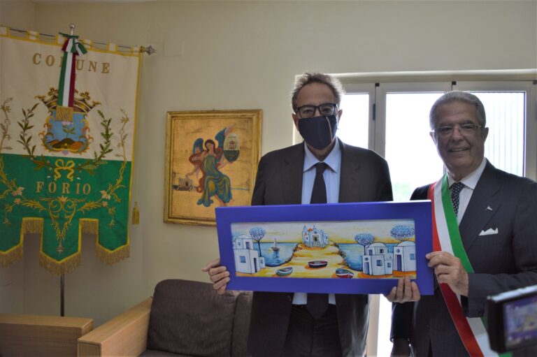 IL PREFETTO VALENTINI IN VISITA AL COMUNE DI FORIO