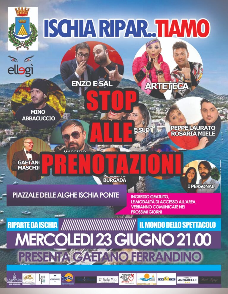 PIAZZALE DELLE ALGHE SOLD-OUT PER LA SERATA “ISCHIA RIPAR…TIAMO”